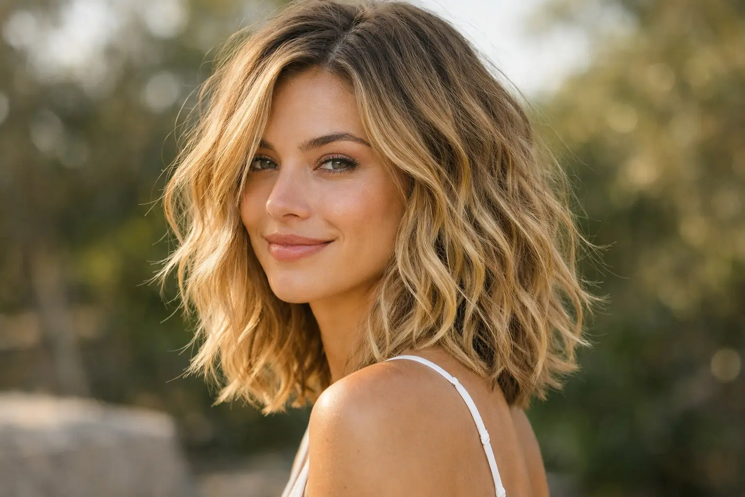The Wavy Long Bob