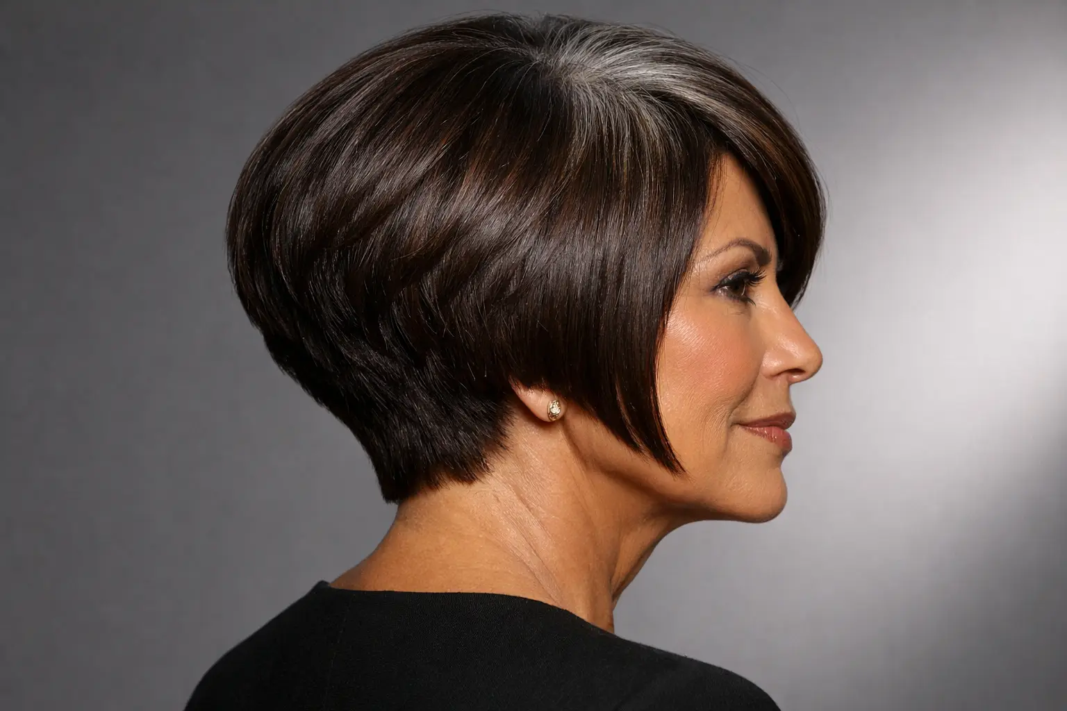 The Wedge Bob with Stacked Nape