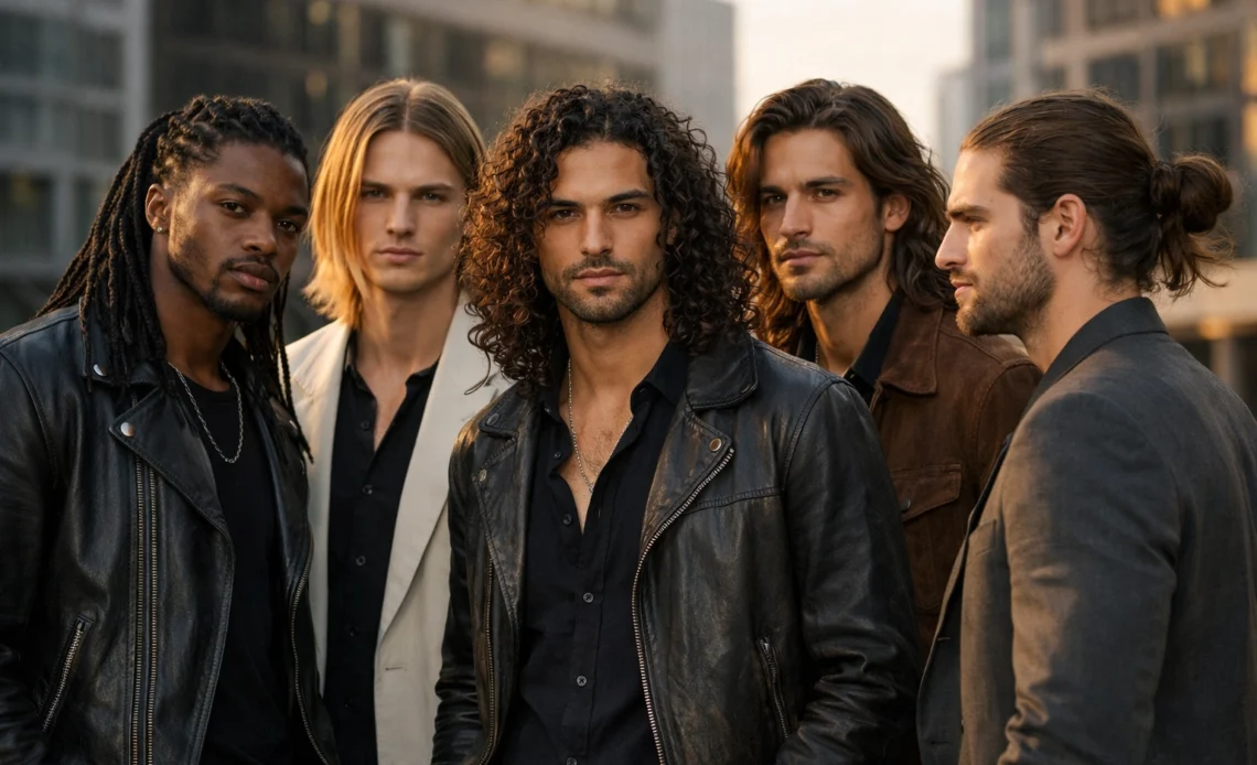 hairstyles for long hair men