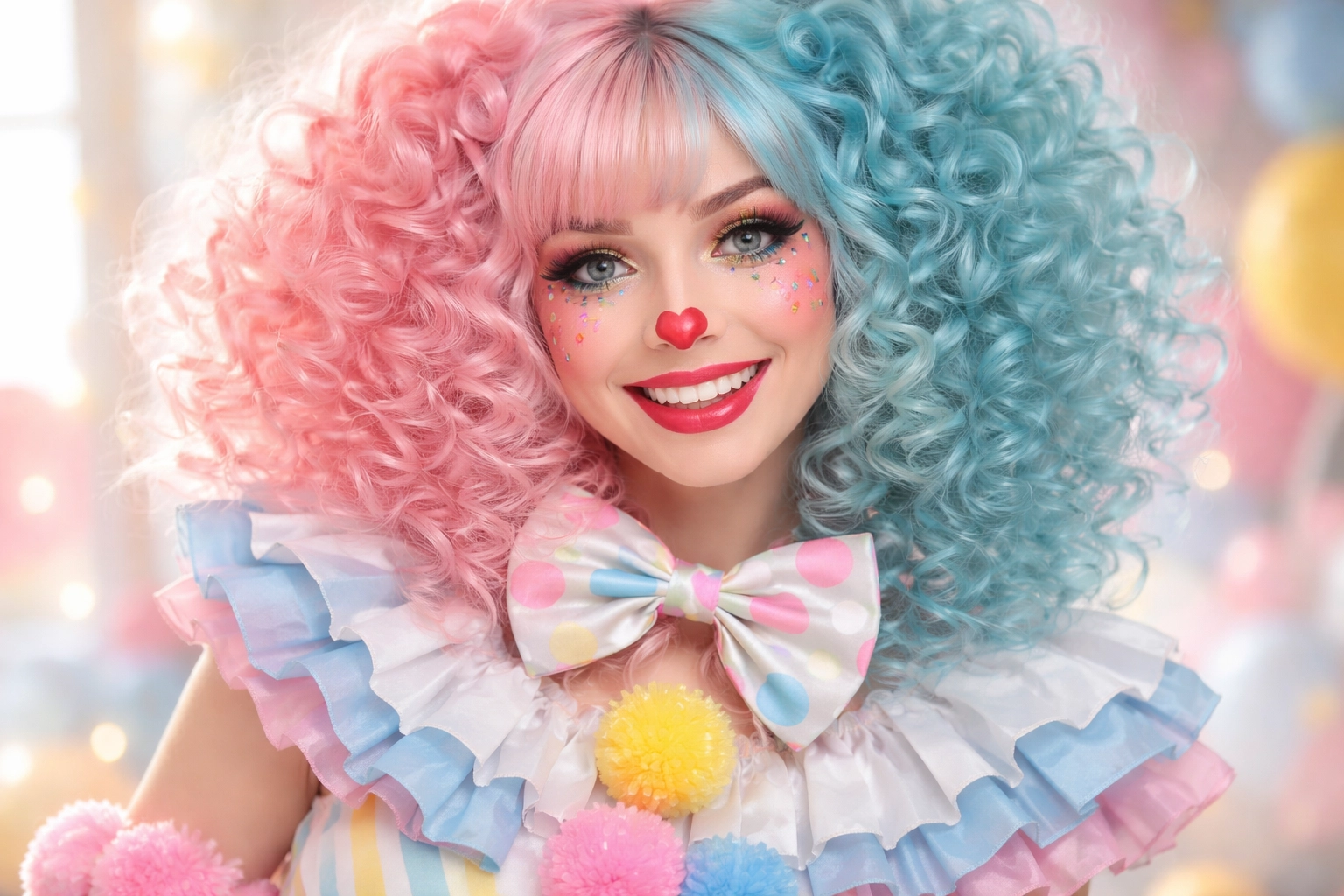 Two Tone Curly Style