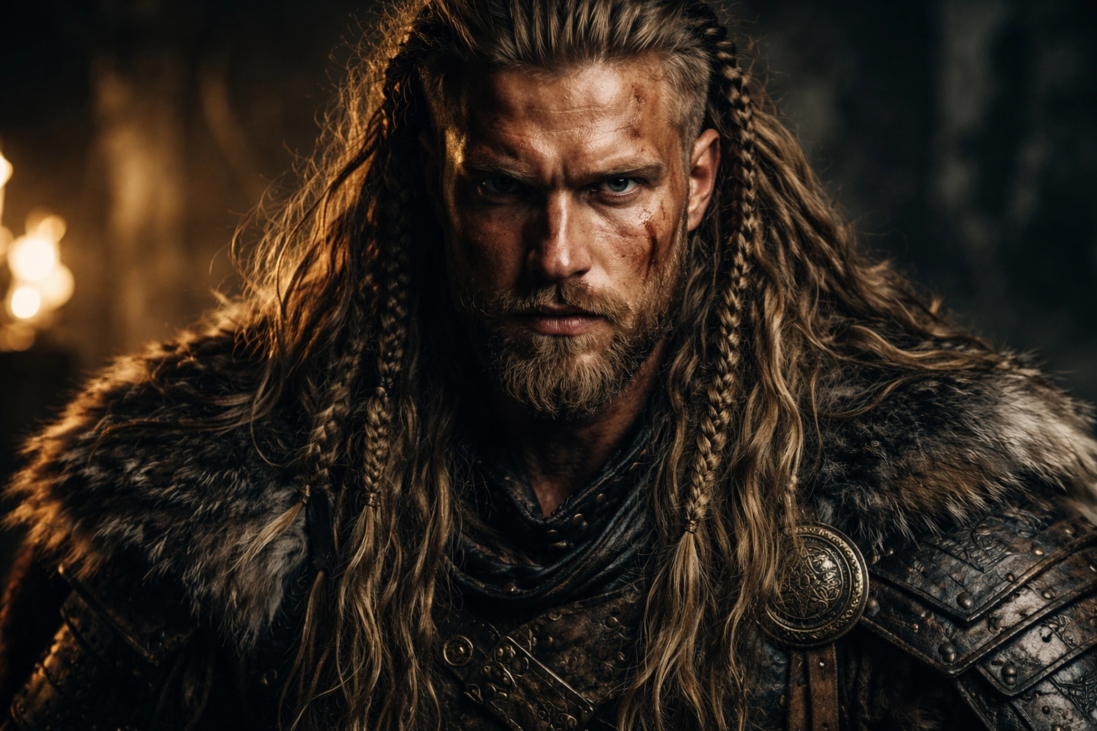 Viking Inspired Long Hair