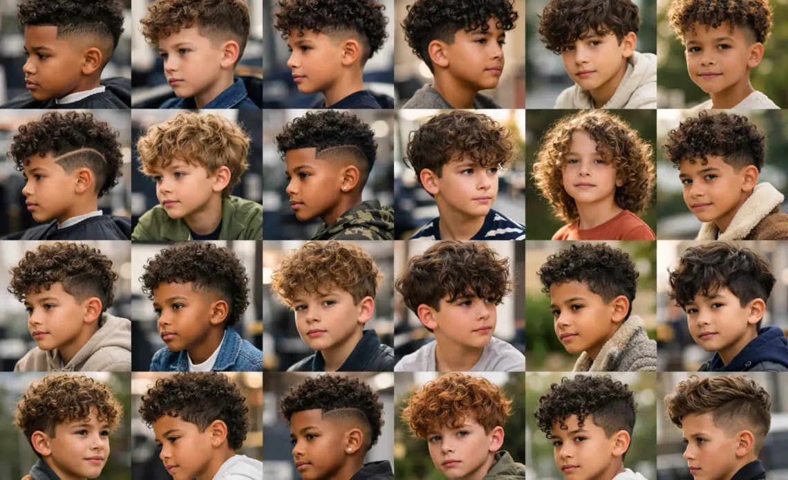 haircut for curly hair boy