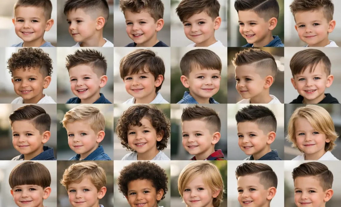 24 cute little boy haircuts ideas