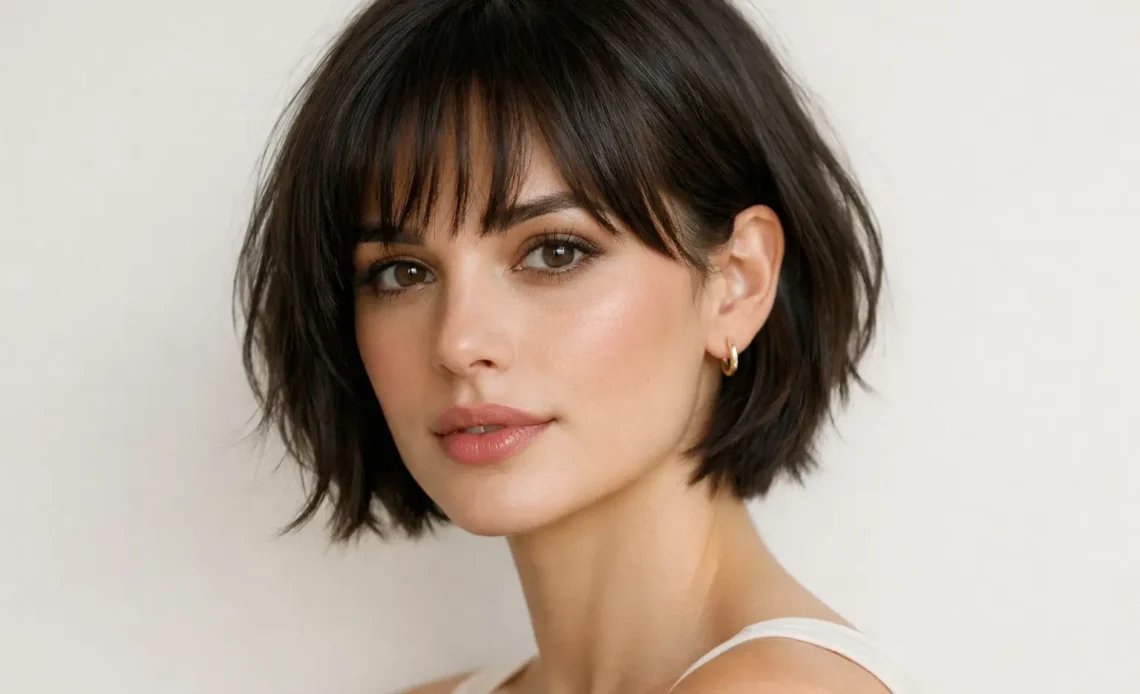 hairstyles for short hair with bangs