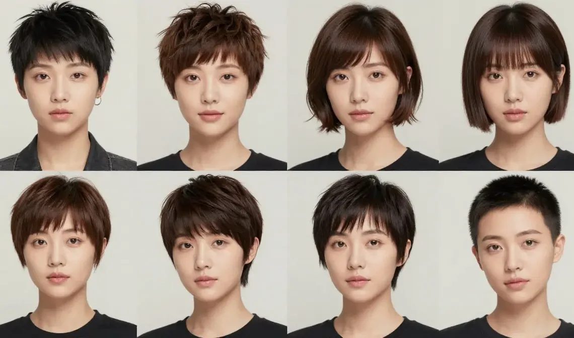 short hairstyles for oval faces