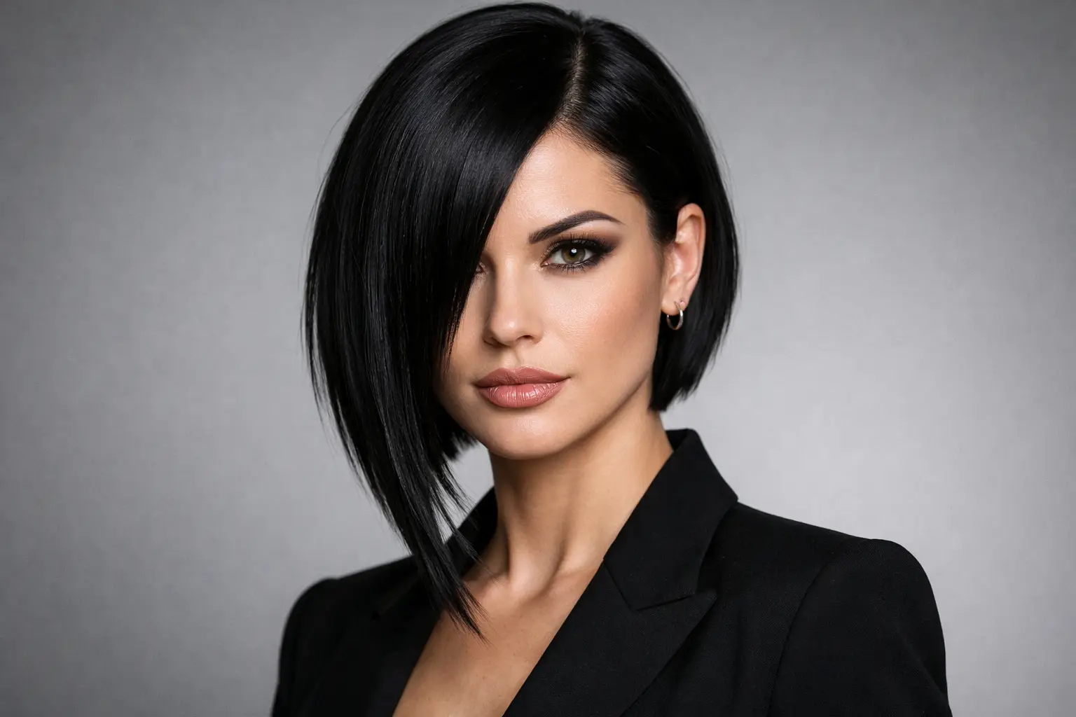 Asymmetrical Bob for Sharp Style