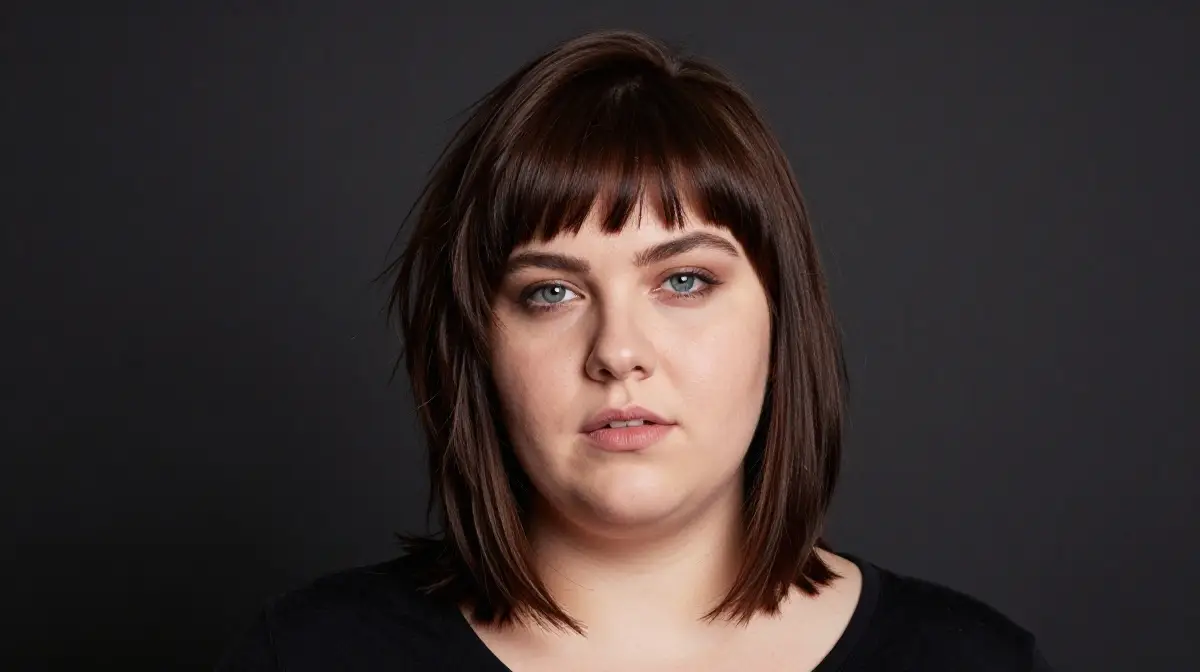 Asymmetrical Hair with Bangs