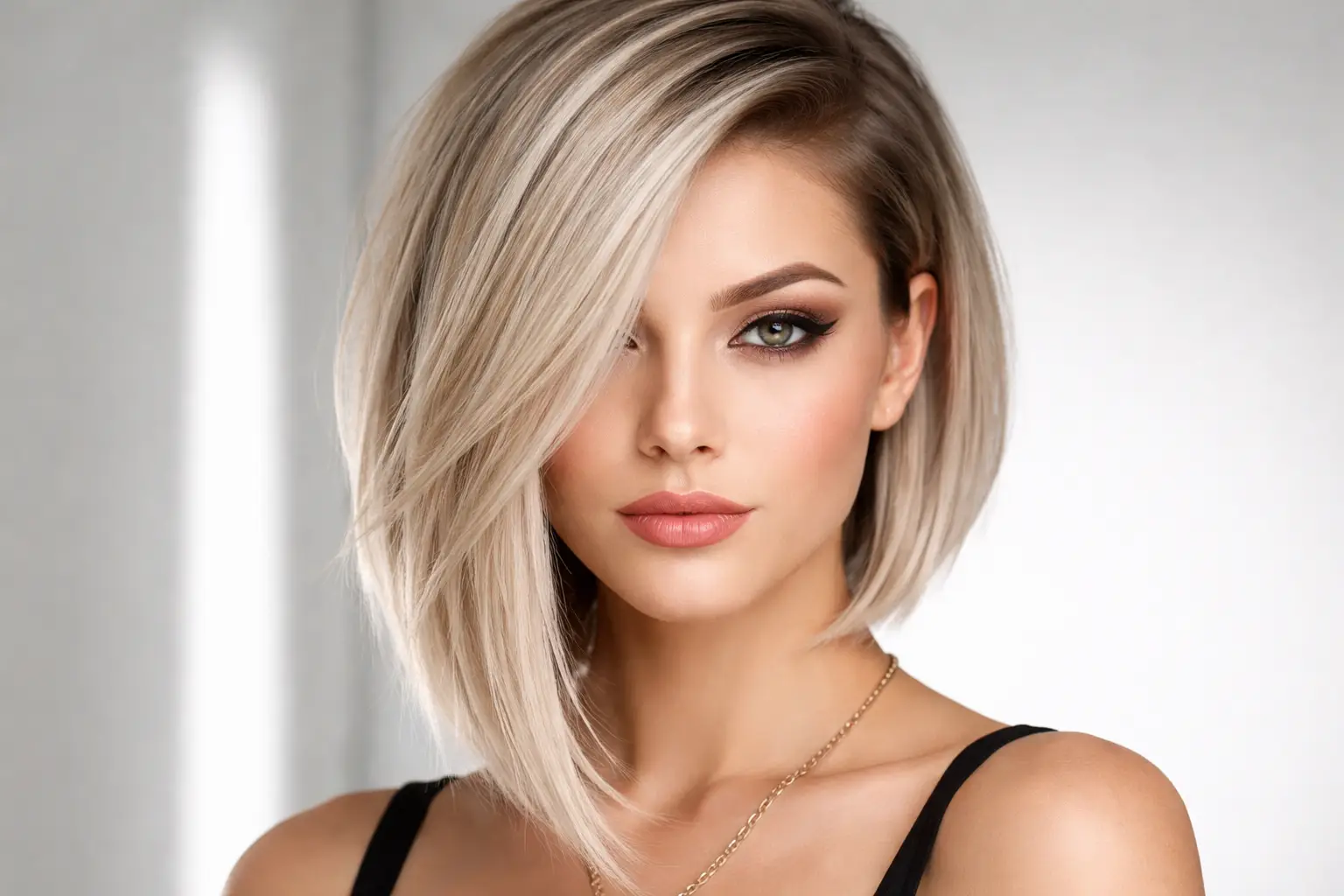 Asymmetrical Lob Cut