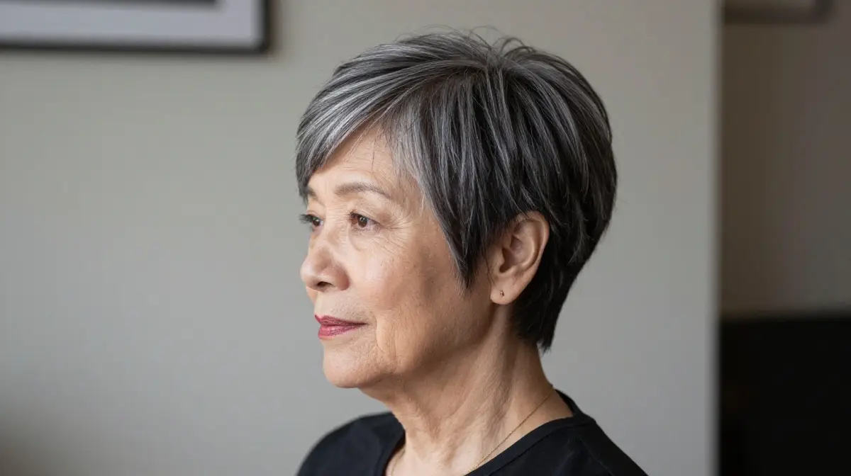 Asymmetrical Long Pixie