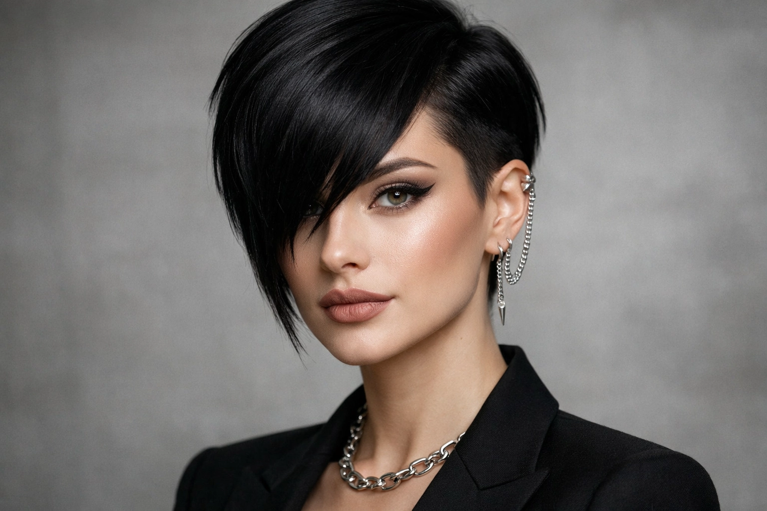 Asymmetrical Pixie Cut