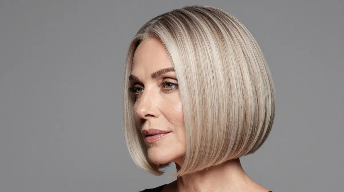 Blowout Bob with Face-Framing Color