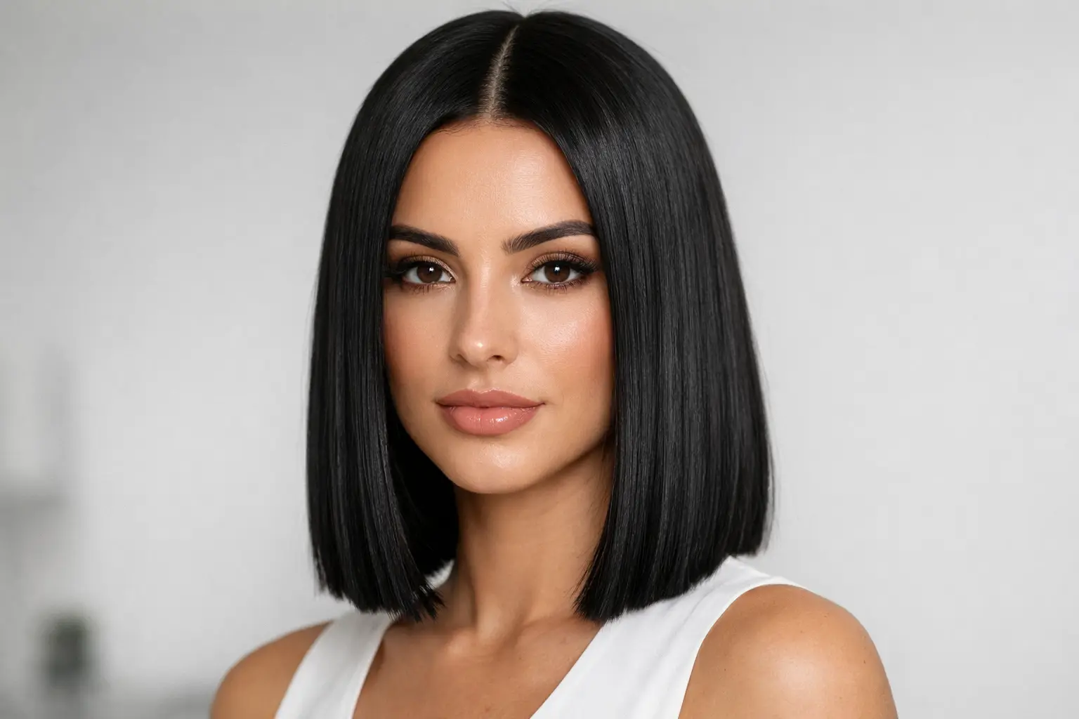 Blunt Shoulder Length Cut