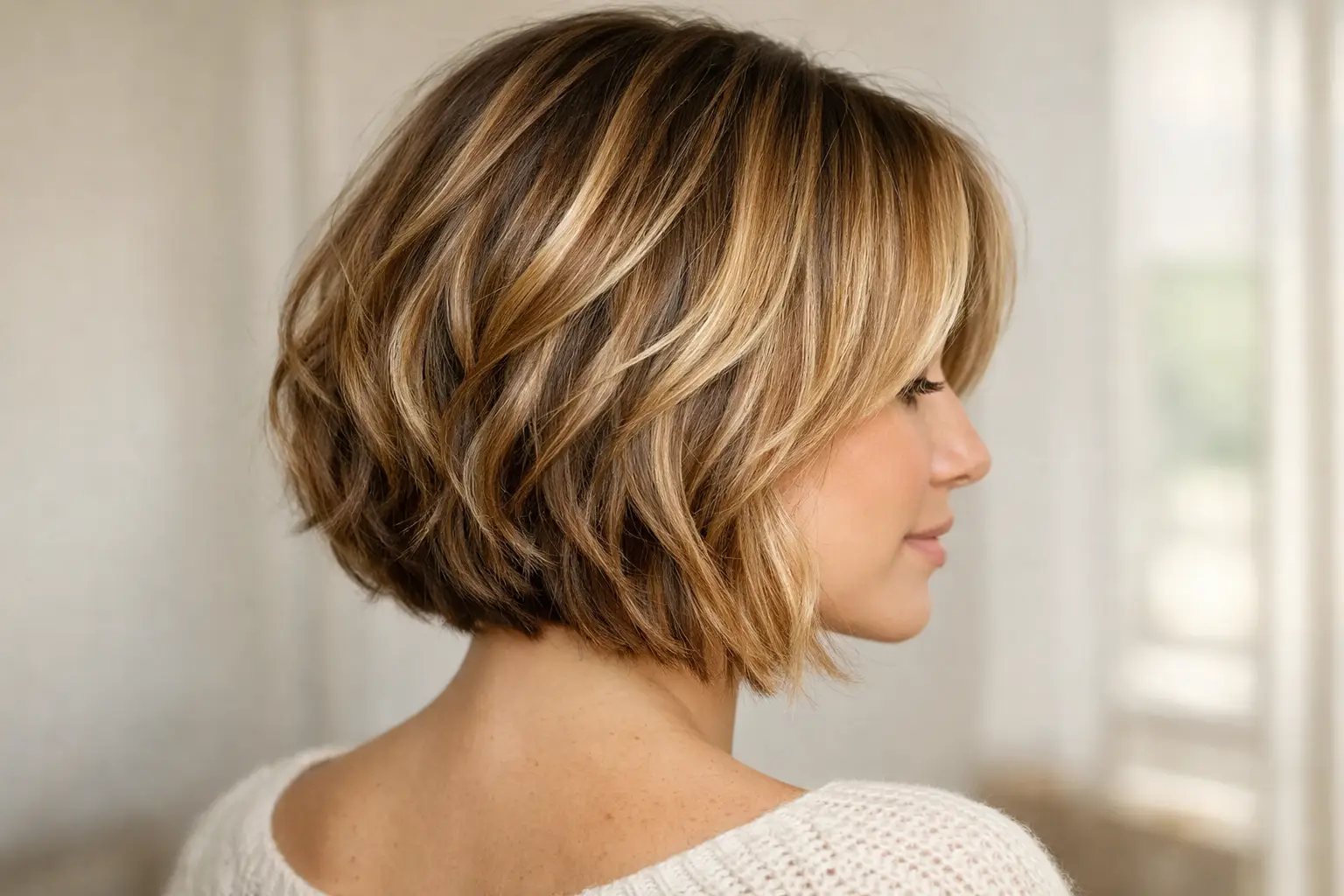 Bob with Highlights for Dimension