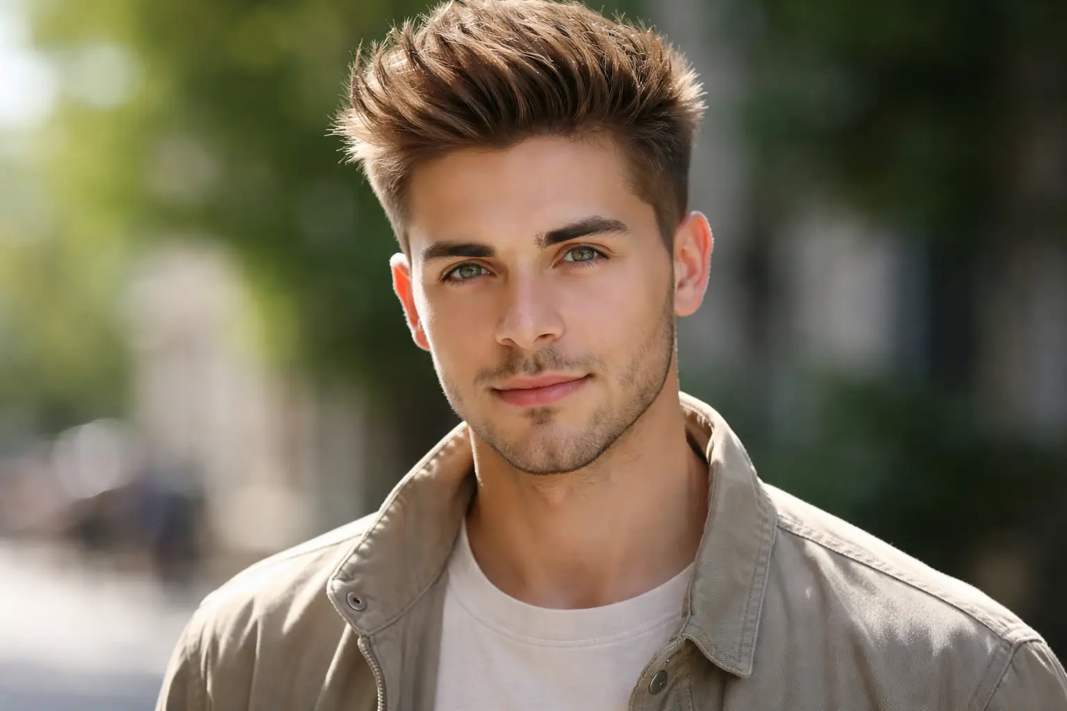 Brush Up Short Hairstyle