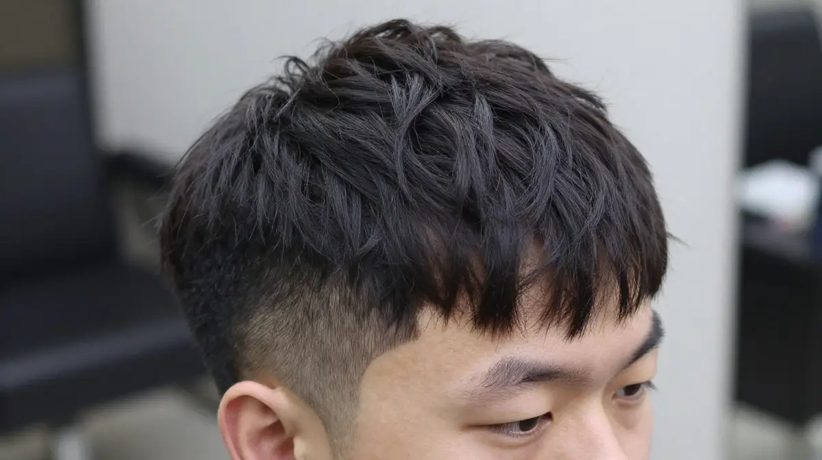 Brushed Forward Waves with Mid Fade