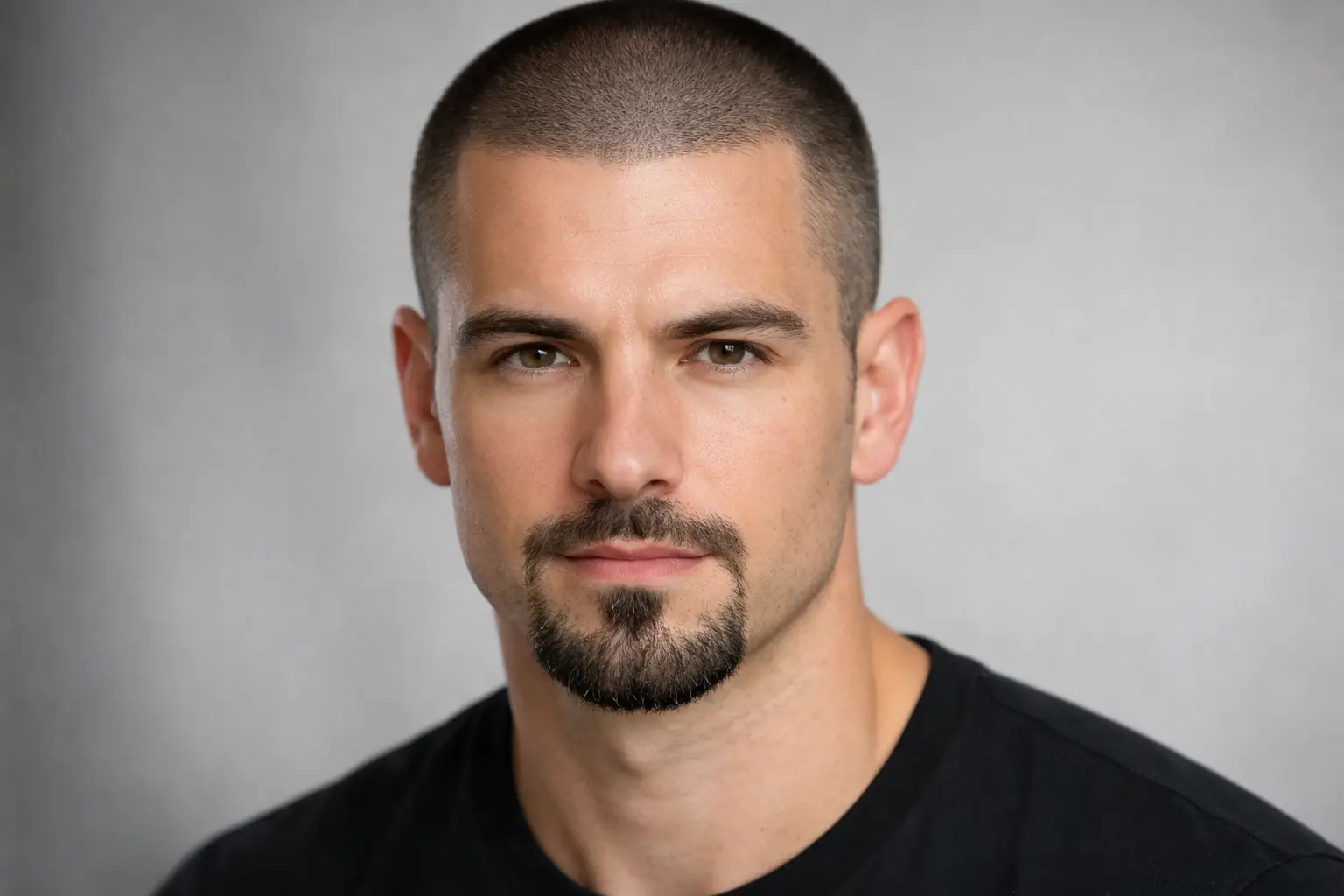 Buzzcut With Goatee Beard