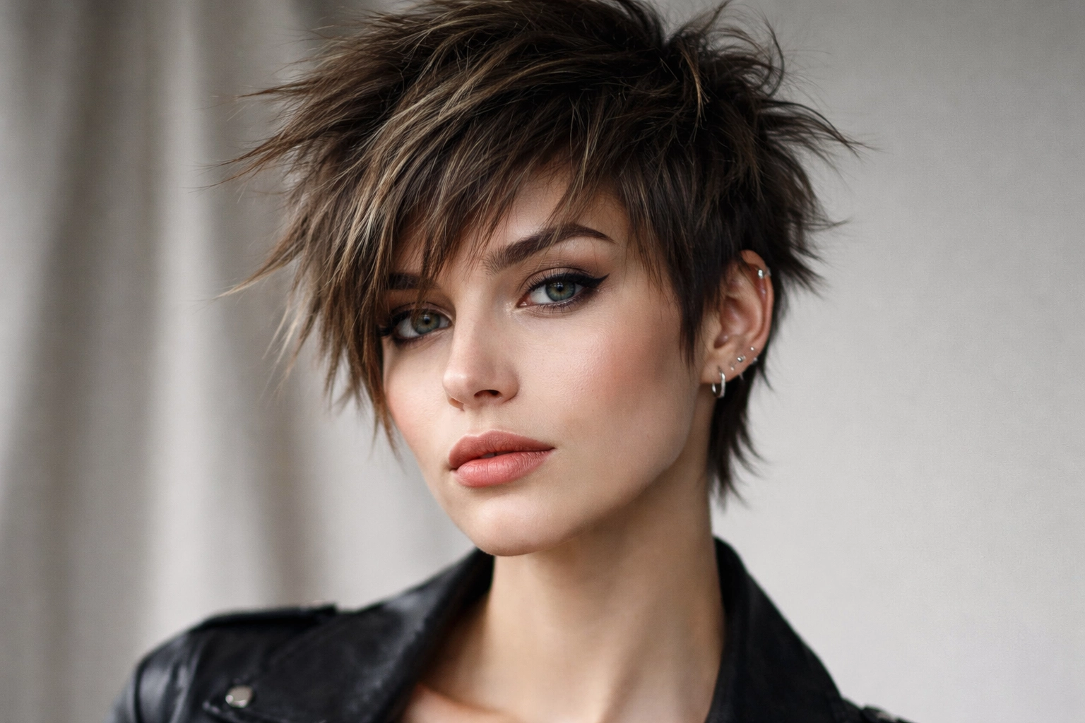 Choppy Edgy Pixie Cut