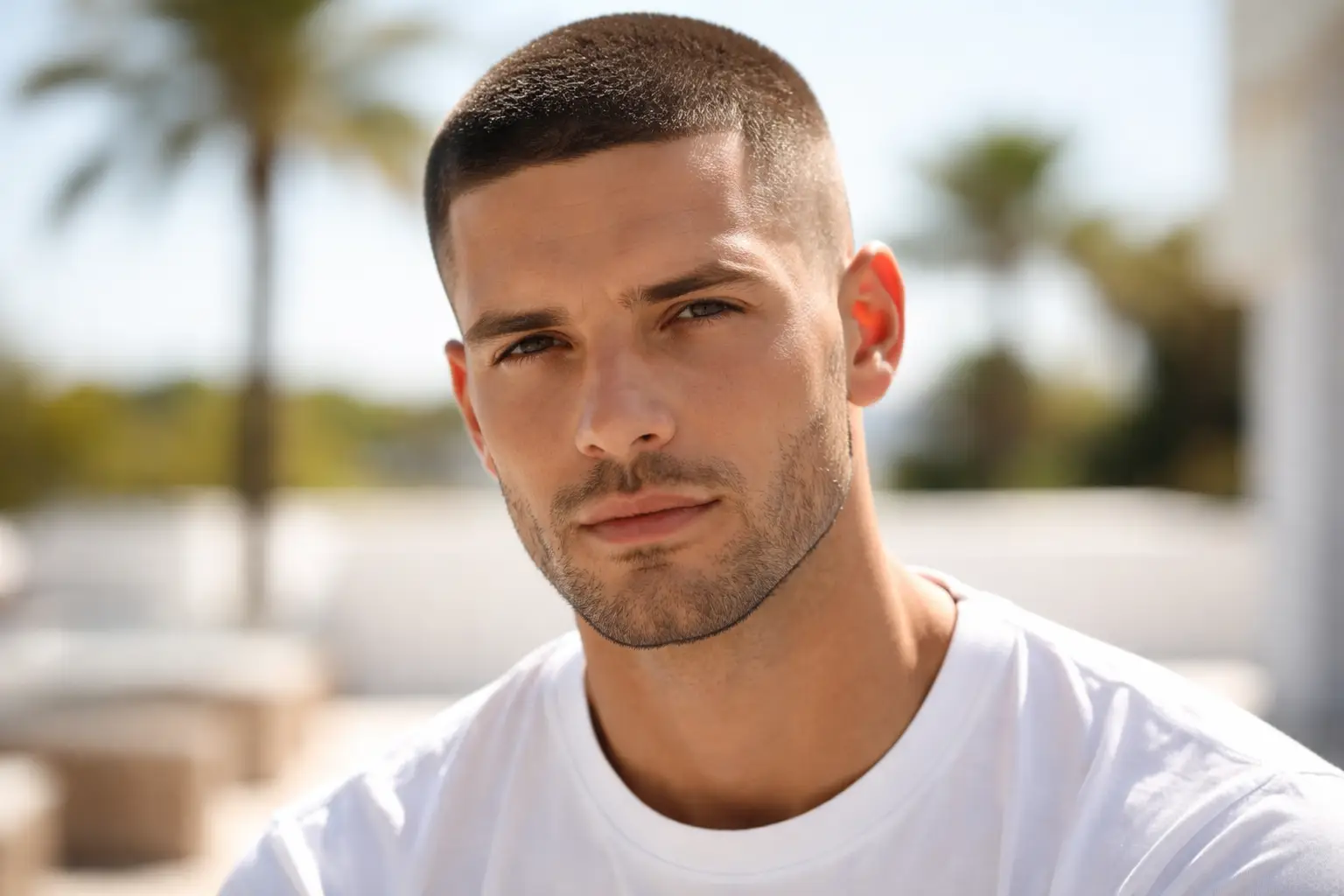 Classic Buzz Cut for Summer