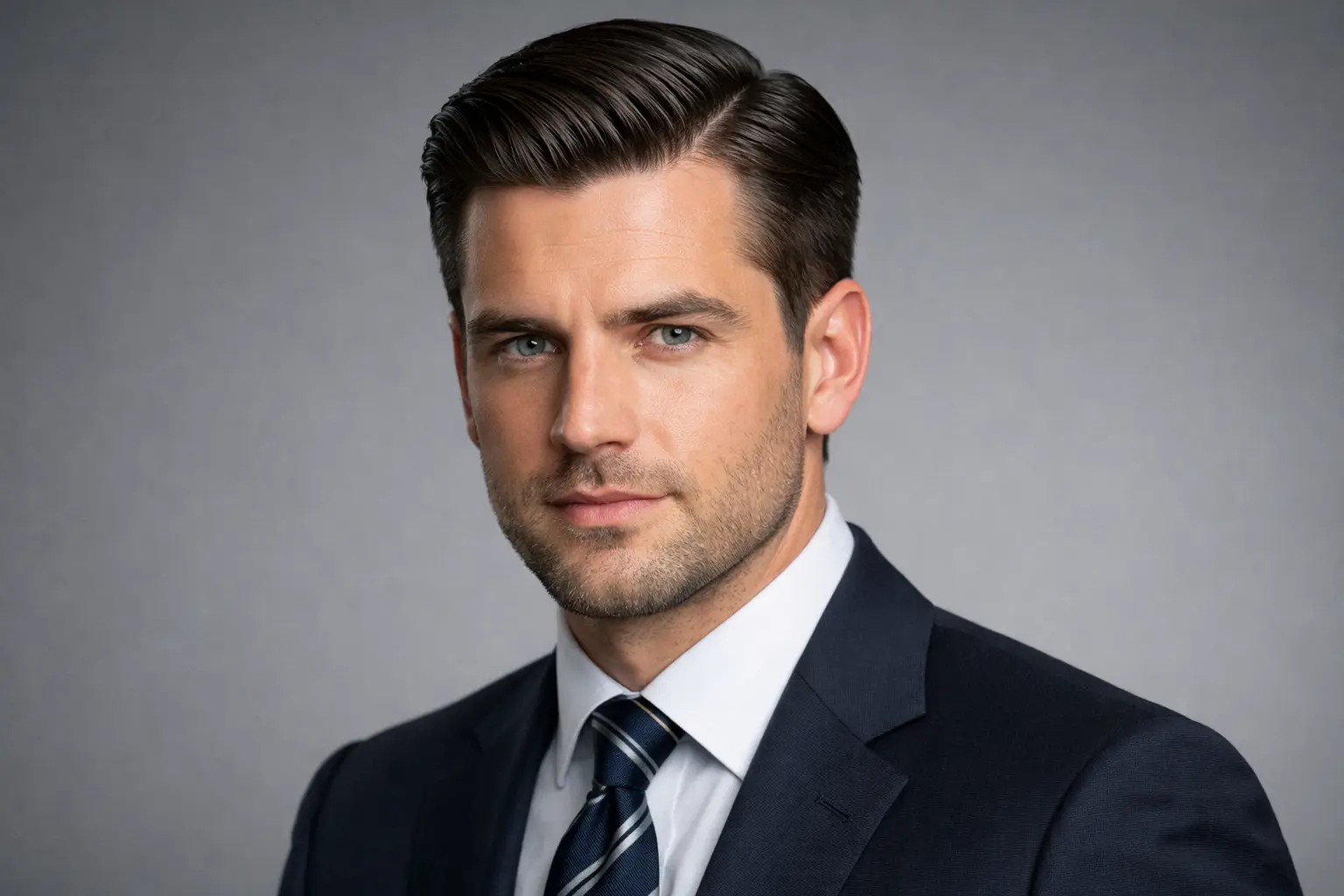 Classic Side Part Style