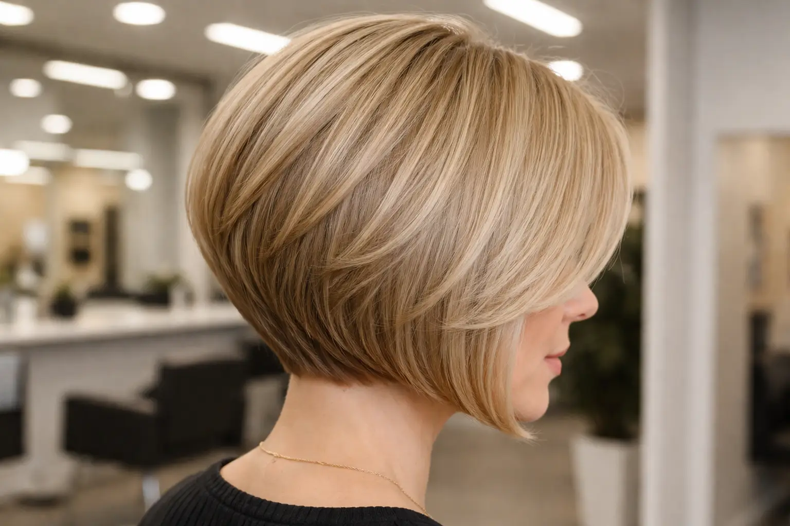 Classic Stacked Bob for Volume