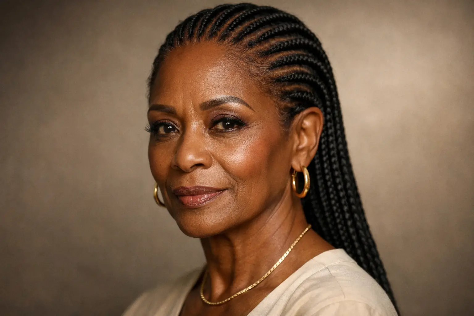 Cornrow Straight Back Traditional Look