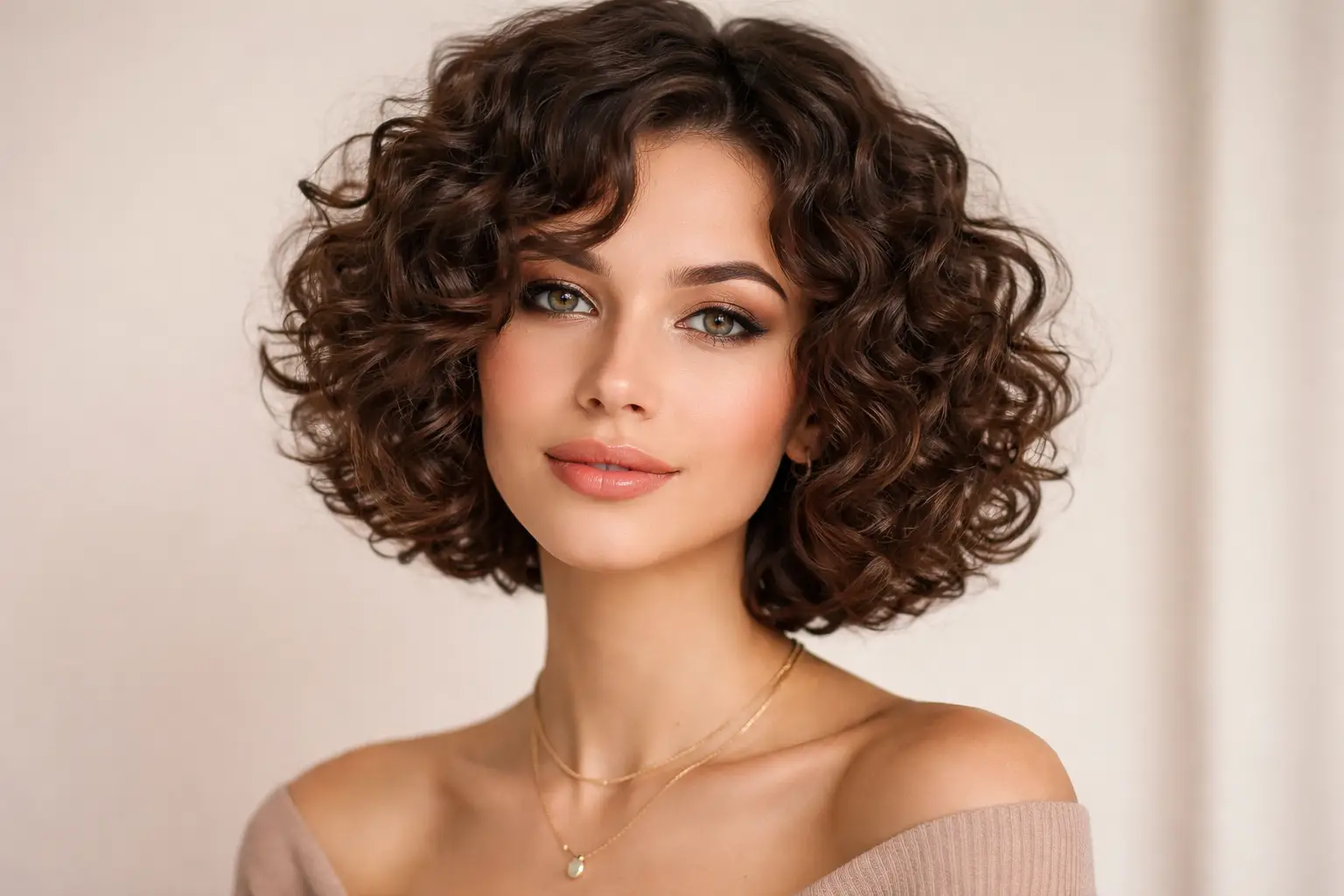 Curly Bob Style