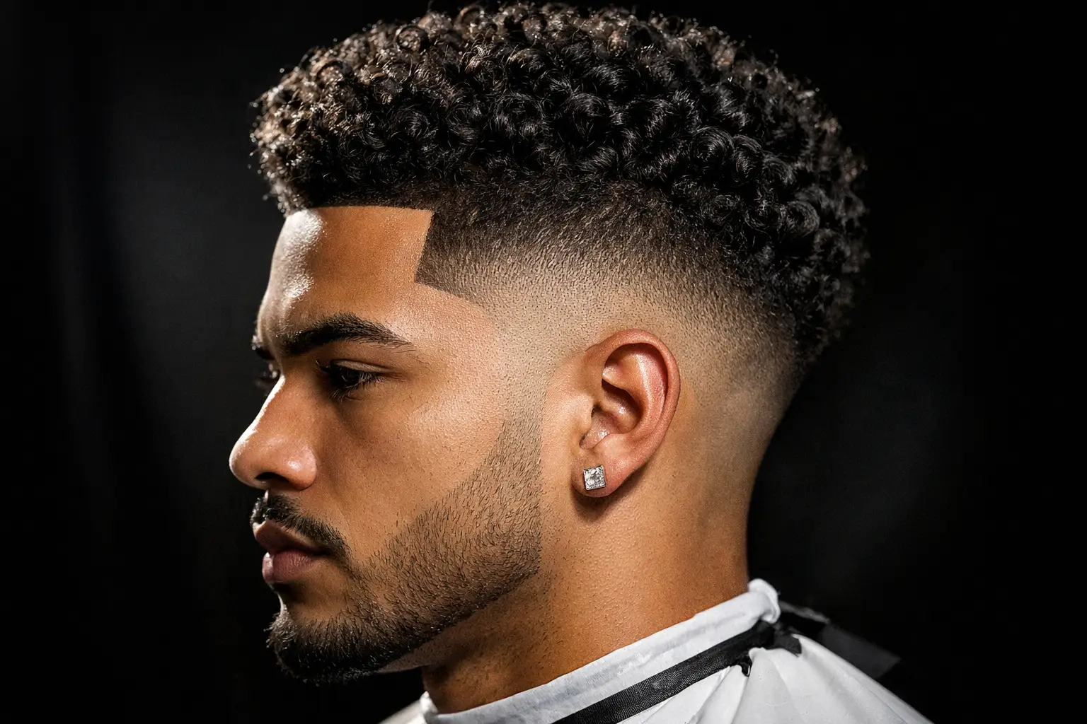 Curly Fade Haircut