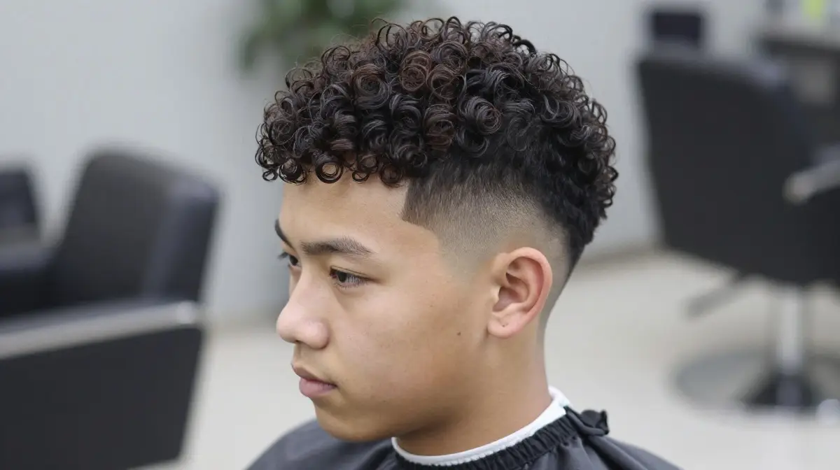 Curly Hair Fade