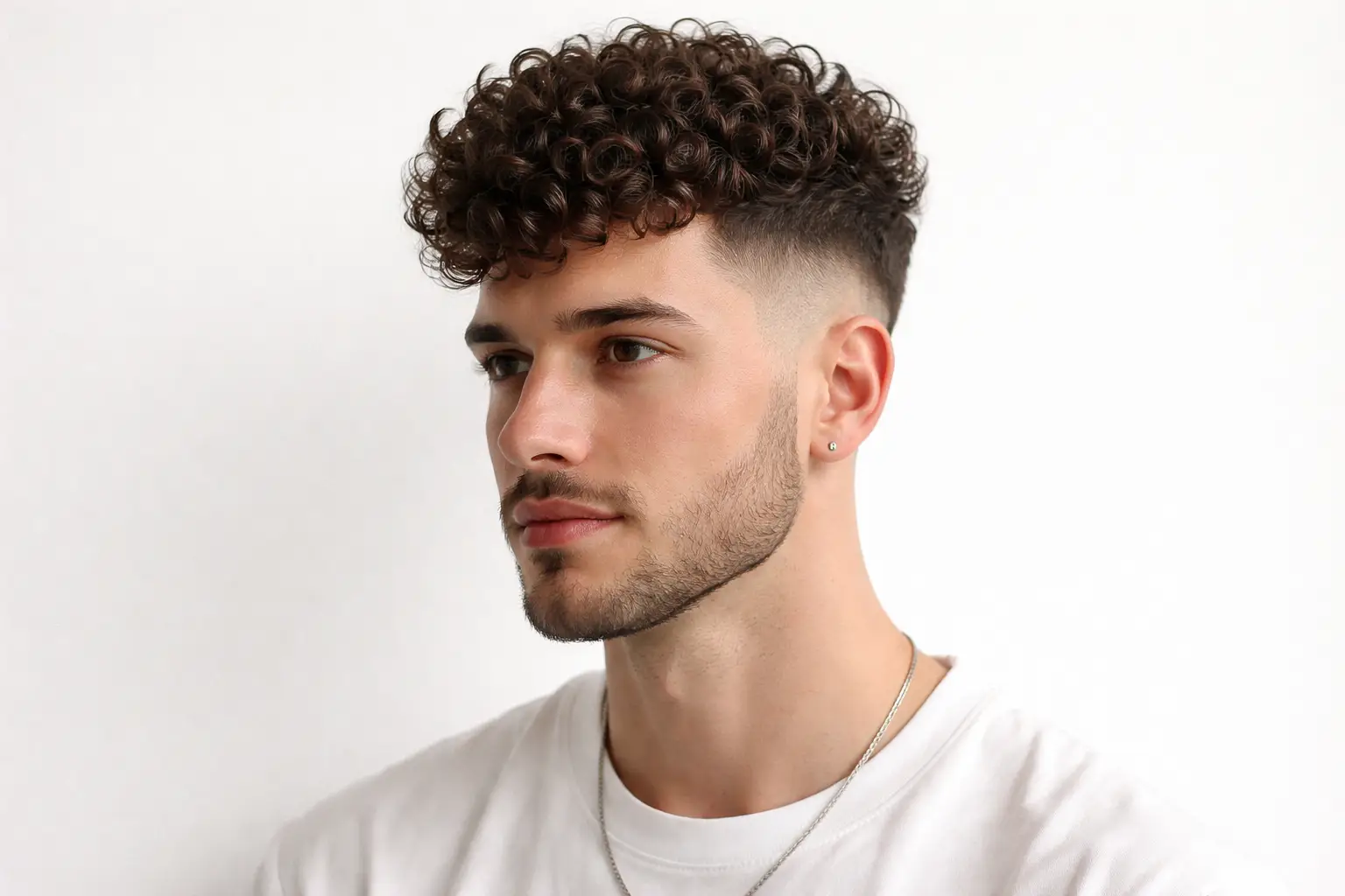 Curly Perm Undercut