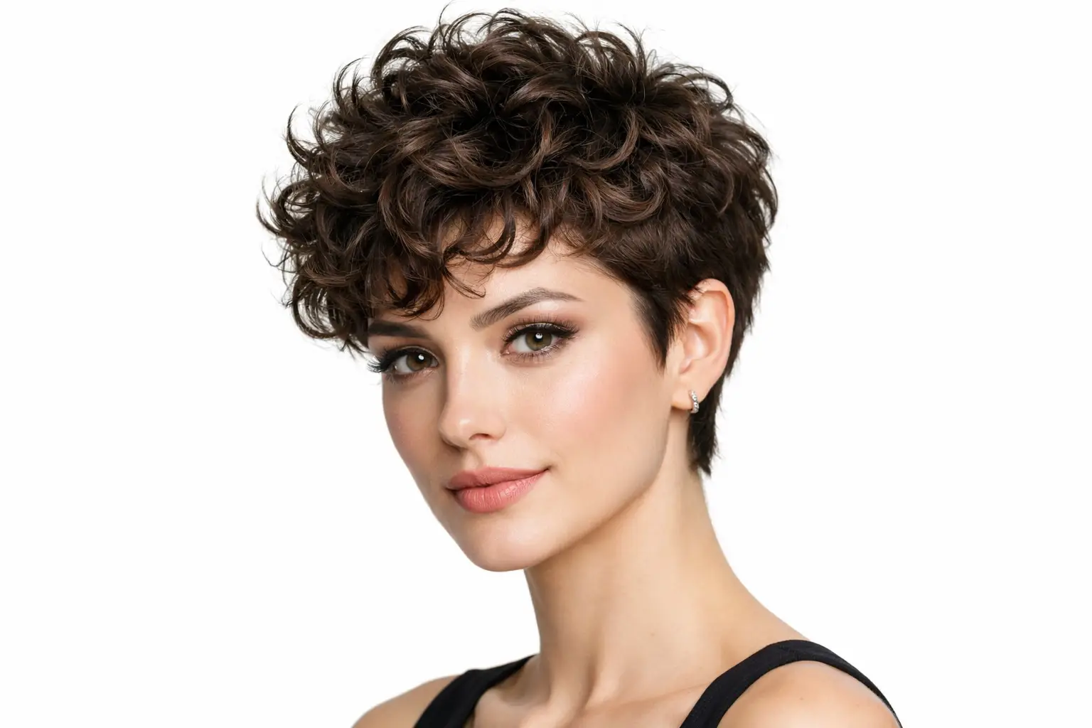 Curly Pixie Cut