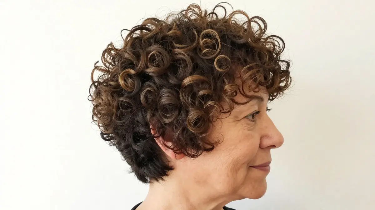Curly Pixie Cut