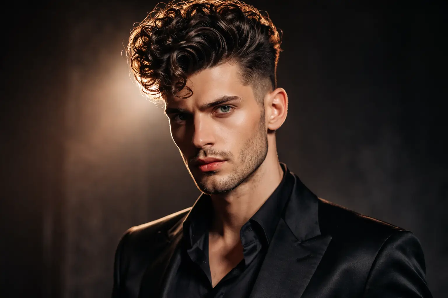 Curly Pompadour