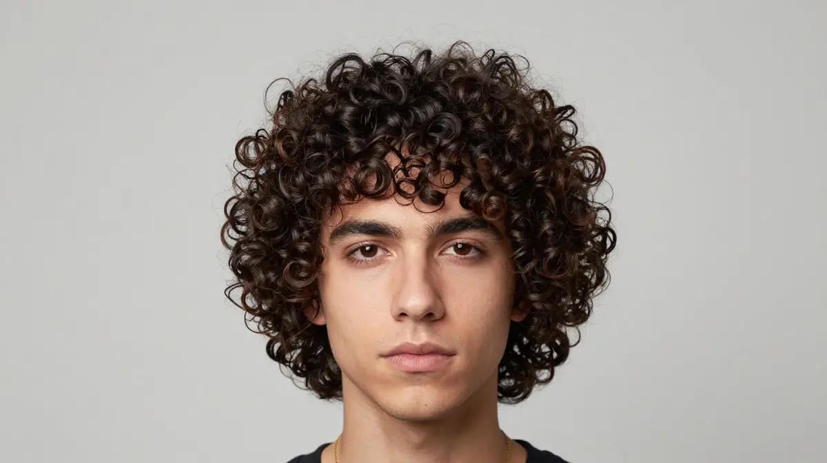 Curly Quiff Style