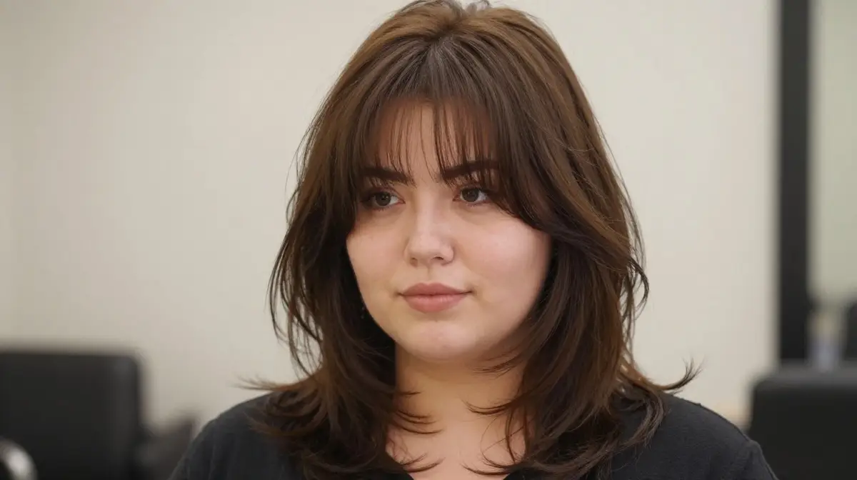 Curtain Bangs with Layers