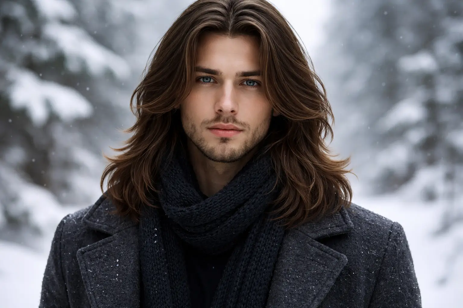 Curtain Style Long Hair