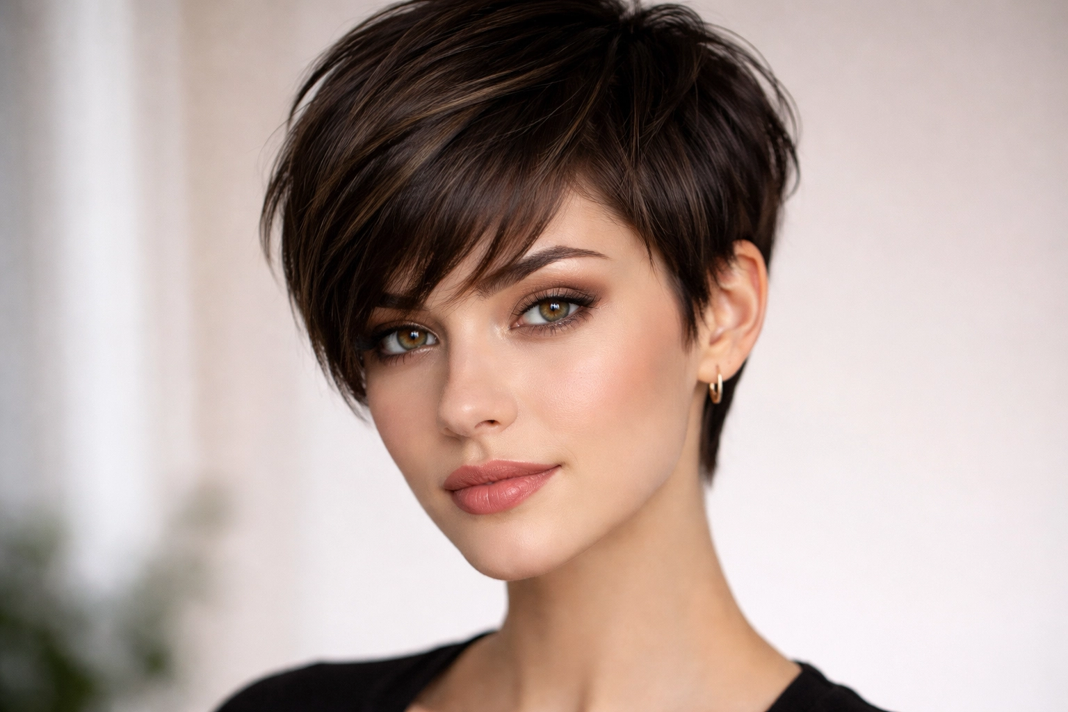 Dark Pixie with Highlights