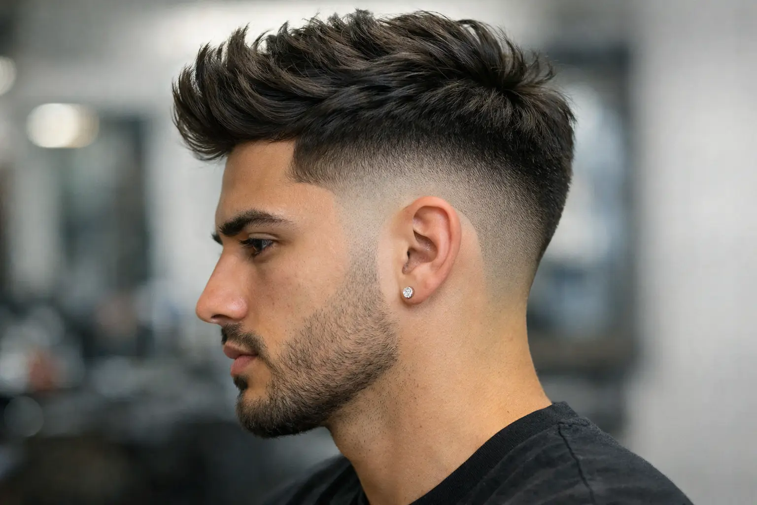 Drop Fade Trendy Look