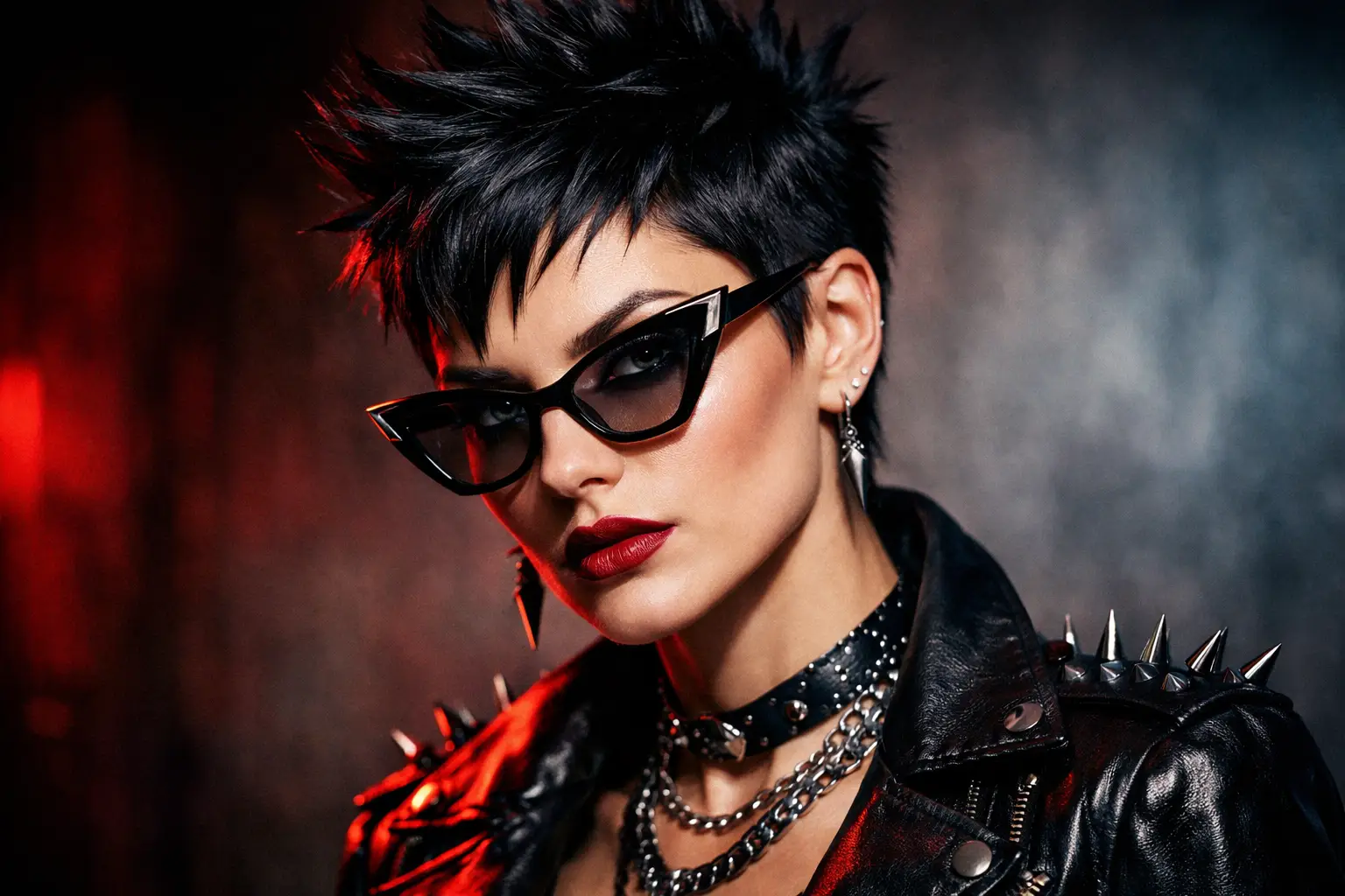 Edgy Spiky Pixie Style