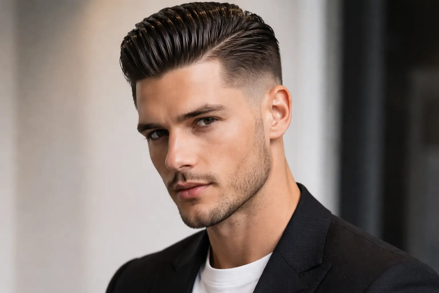 Fade with Slick Back