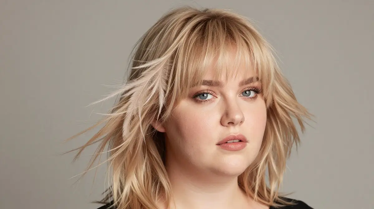 Feathered Bangs Style
