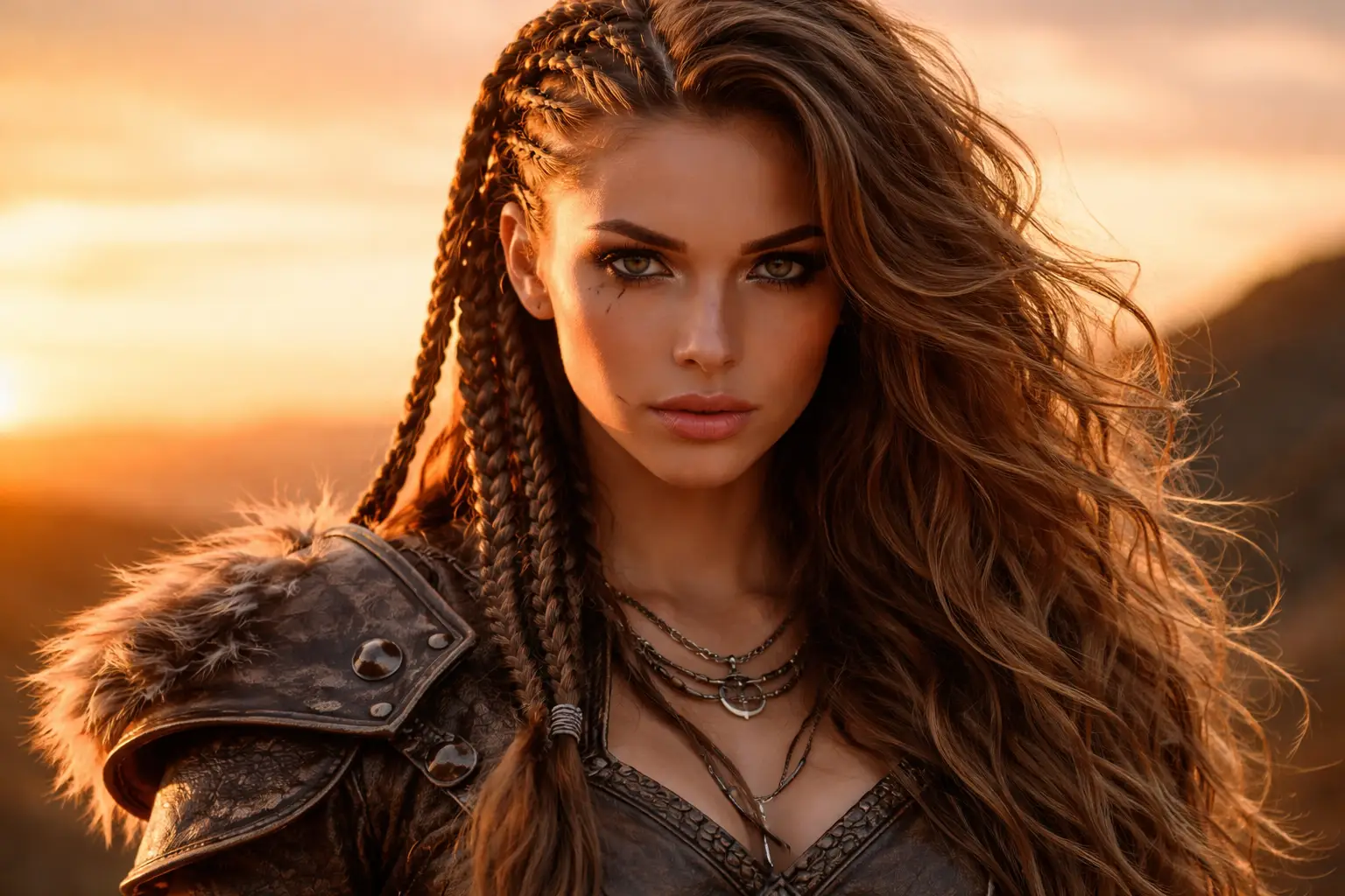 Half Braided Short Hairstyle