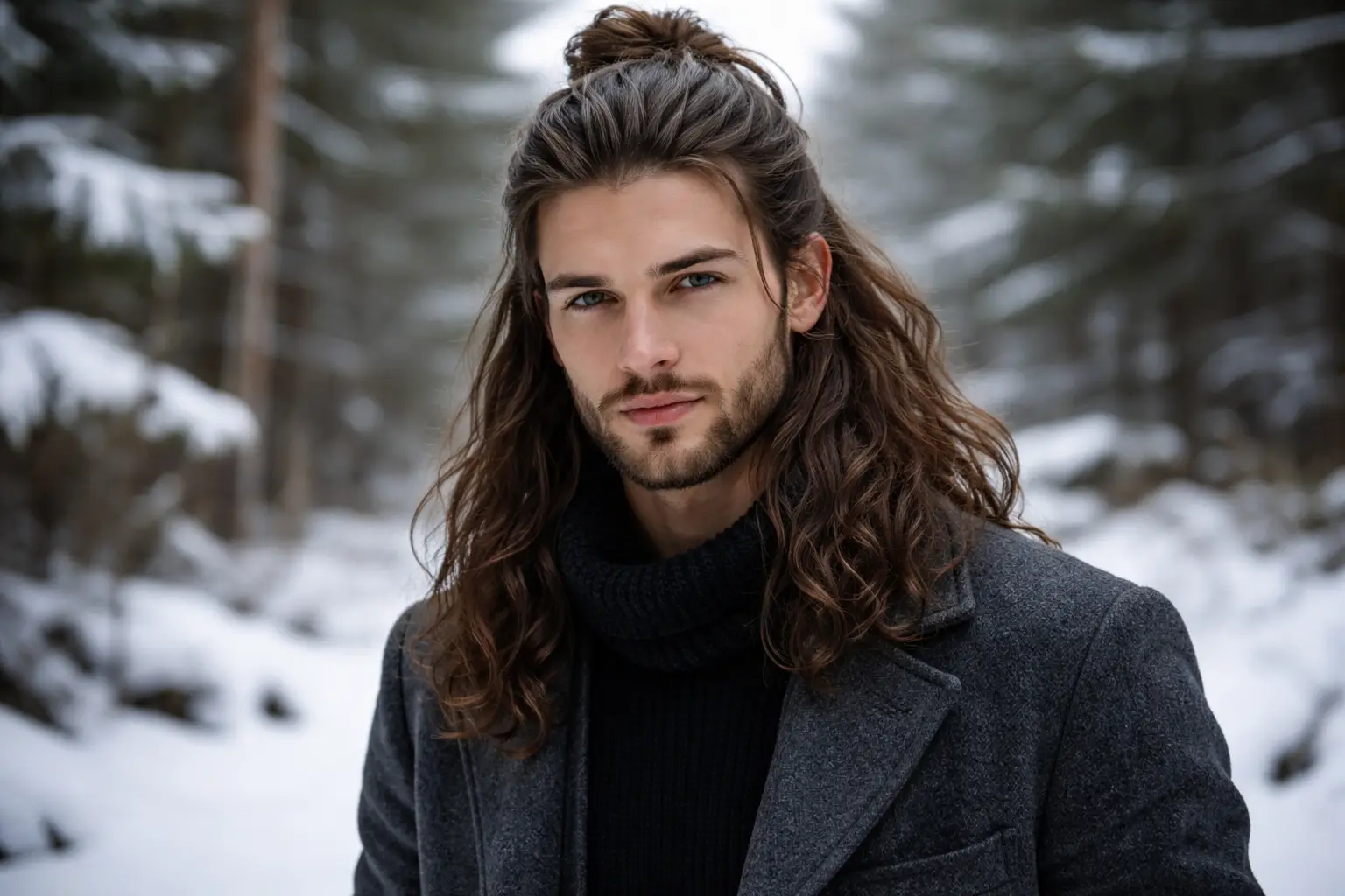 Half Up Half Down Style