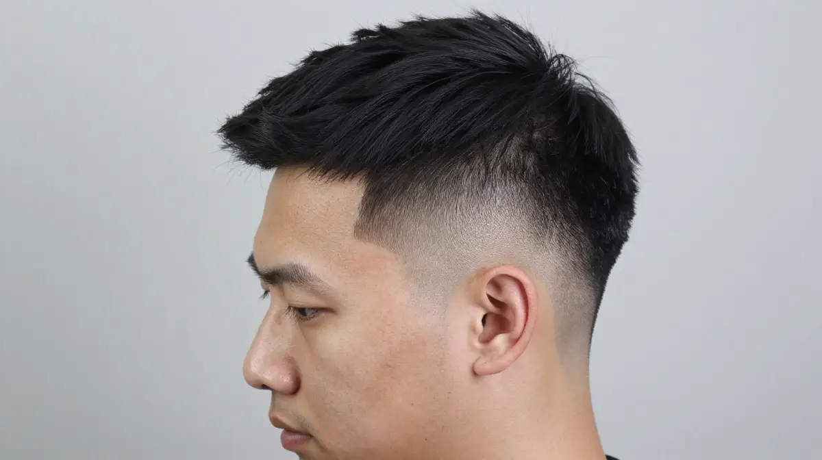 High Fade with Textured Layers