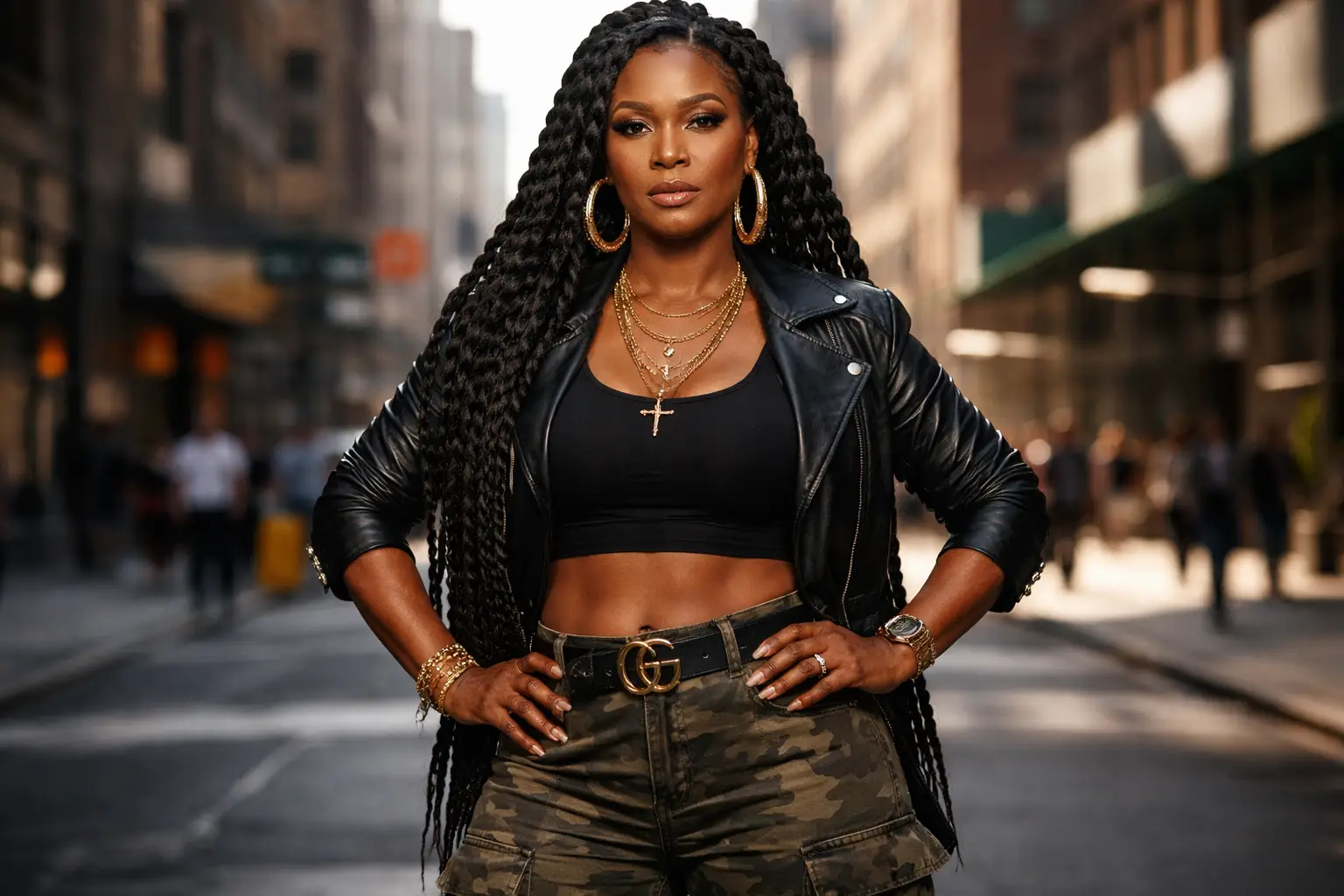 Jumbo Box Braids for Bold Confidence