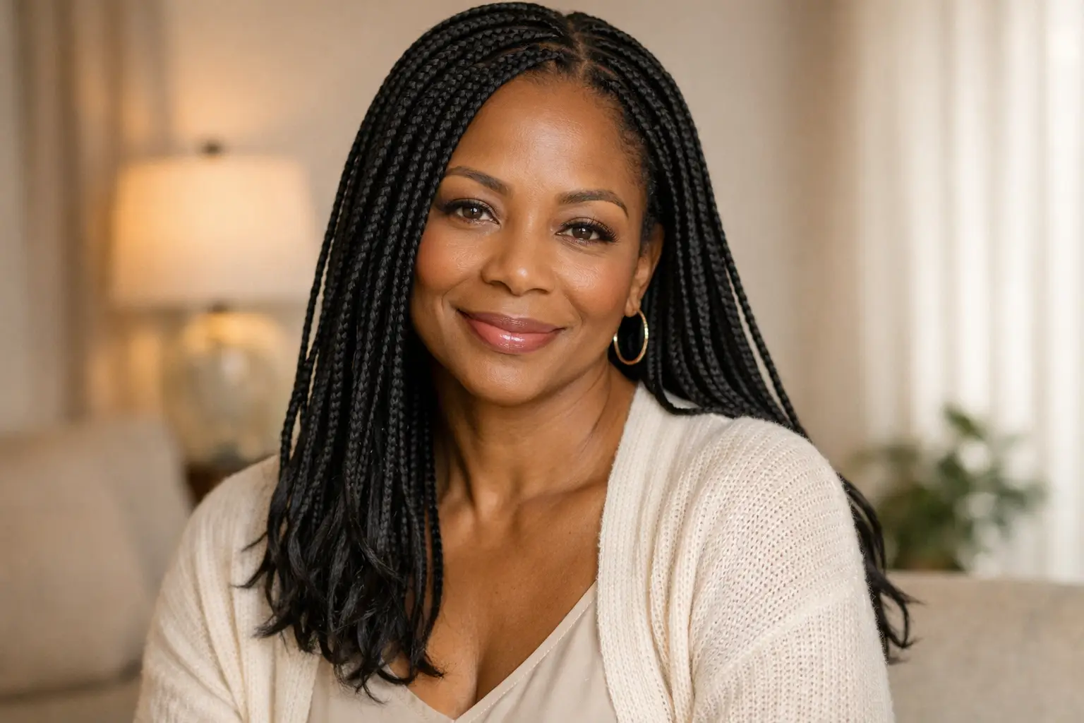 Knotless Braids for Gentle Scalp Protection