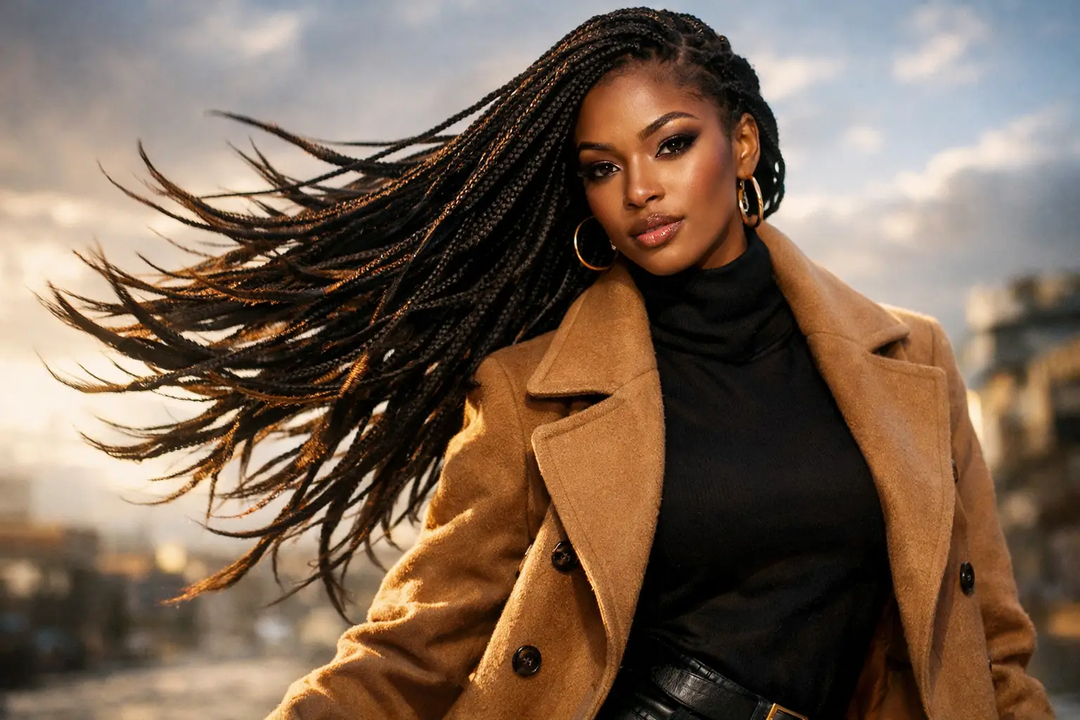 Layered Long Braids for Movement