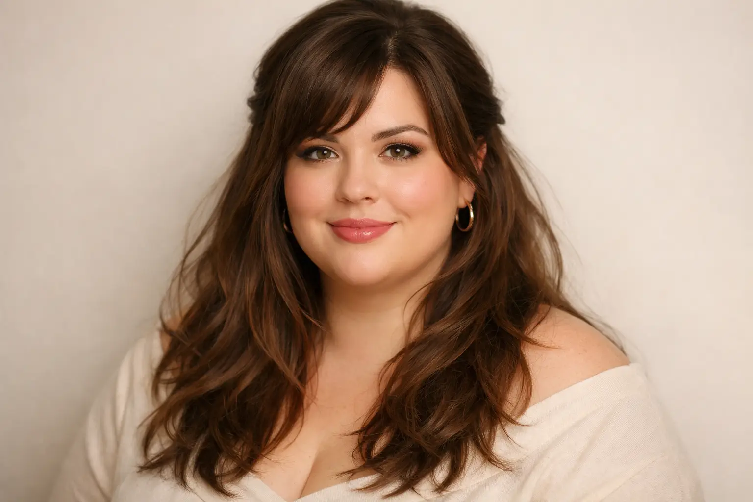 Layered Long Hair with Loose Pieces Down