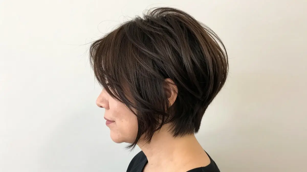 Layered Long Pixie with Volume