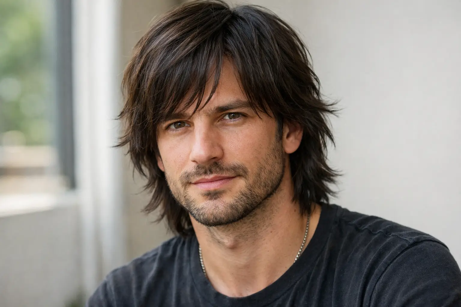 Layered Shoulder Length Cut