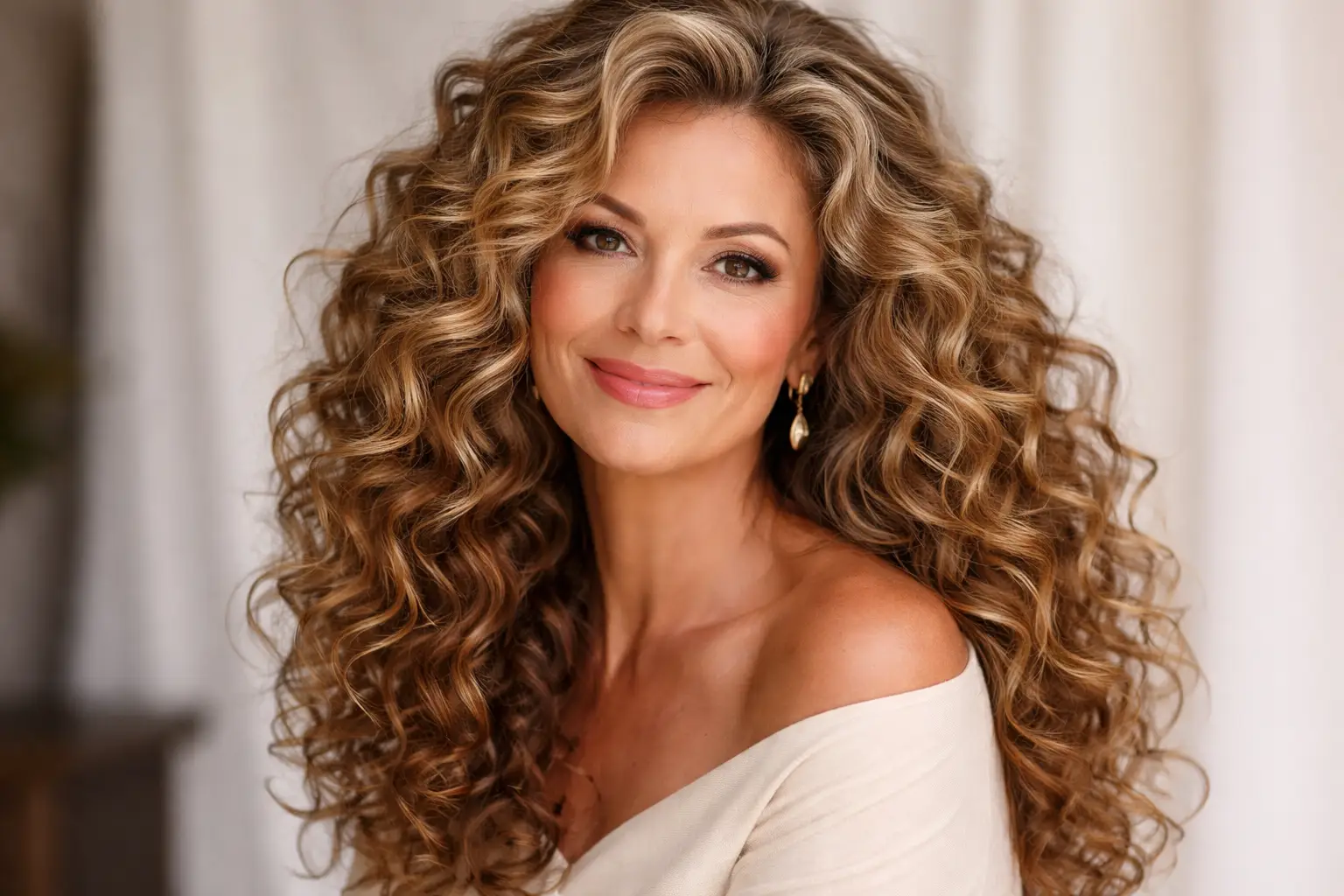 Long Curly Hairstyle